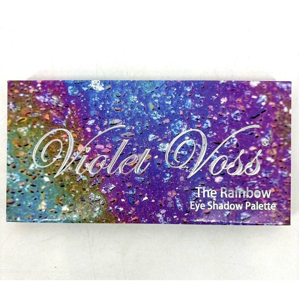 Violet Voss Eye Shadow Palette - 'The‎ Rainbow' Glitter 10-Color NEW